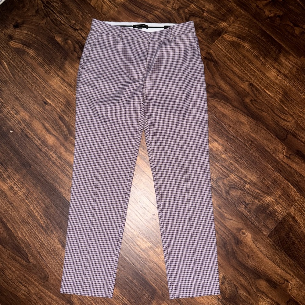 Ann Taylor Purple and White Dress Pants